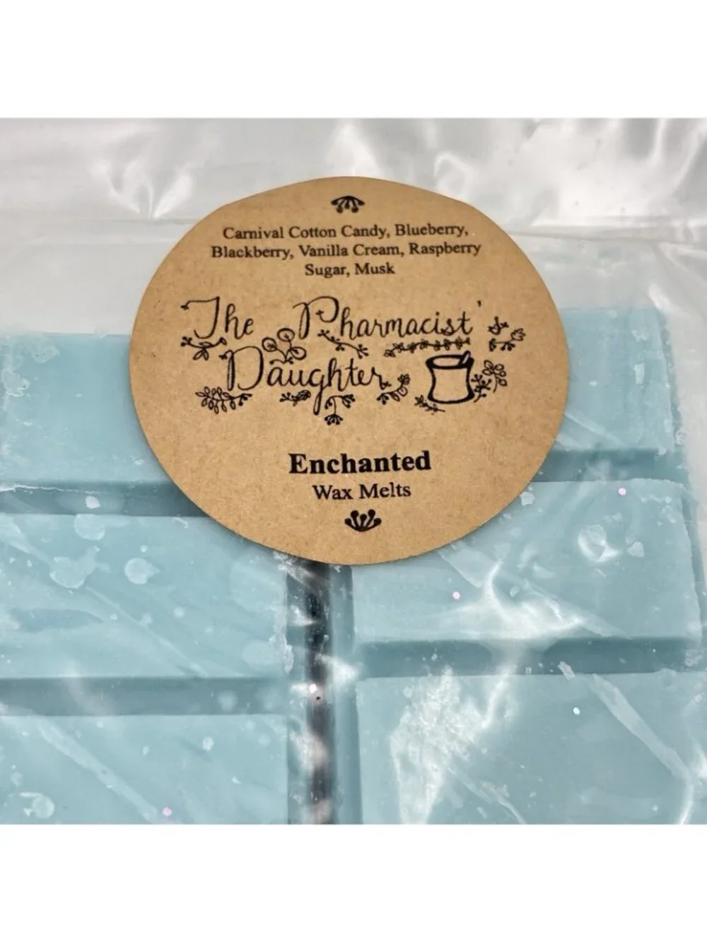 The Pharmacist’s Daughter Vendor Wax Melts 4 Pack Break Away Bars Rain Enchanted
